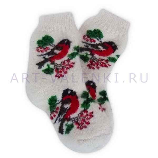 Детские шерстяные носки из овечьей шерсти арт.3348